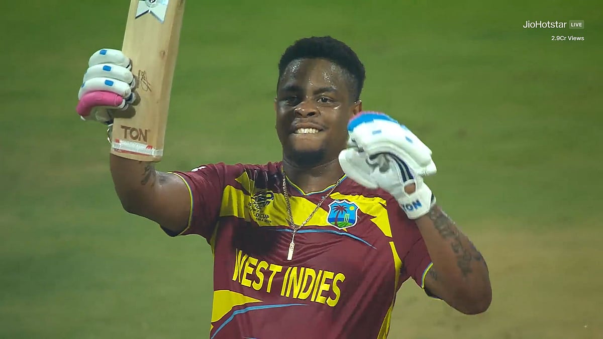 Shimron Hetmyer smashes 108m six in Super 8 clash against Zimbabwe | 