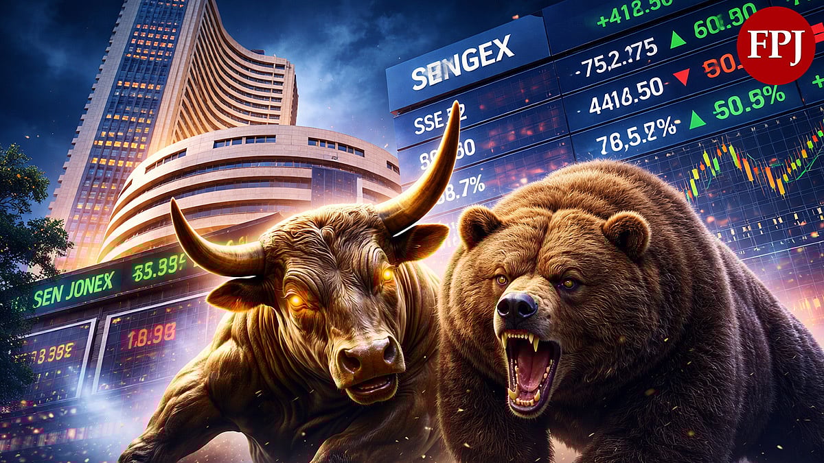 Markets Tumble As Sensex Sinks 1,068 Points, Nifty Loses 288 Points; IT Stocks Slide 4.7% On Fresh US Tariff Jitters 