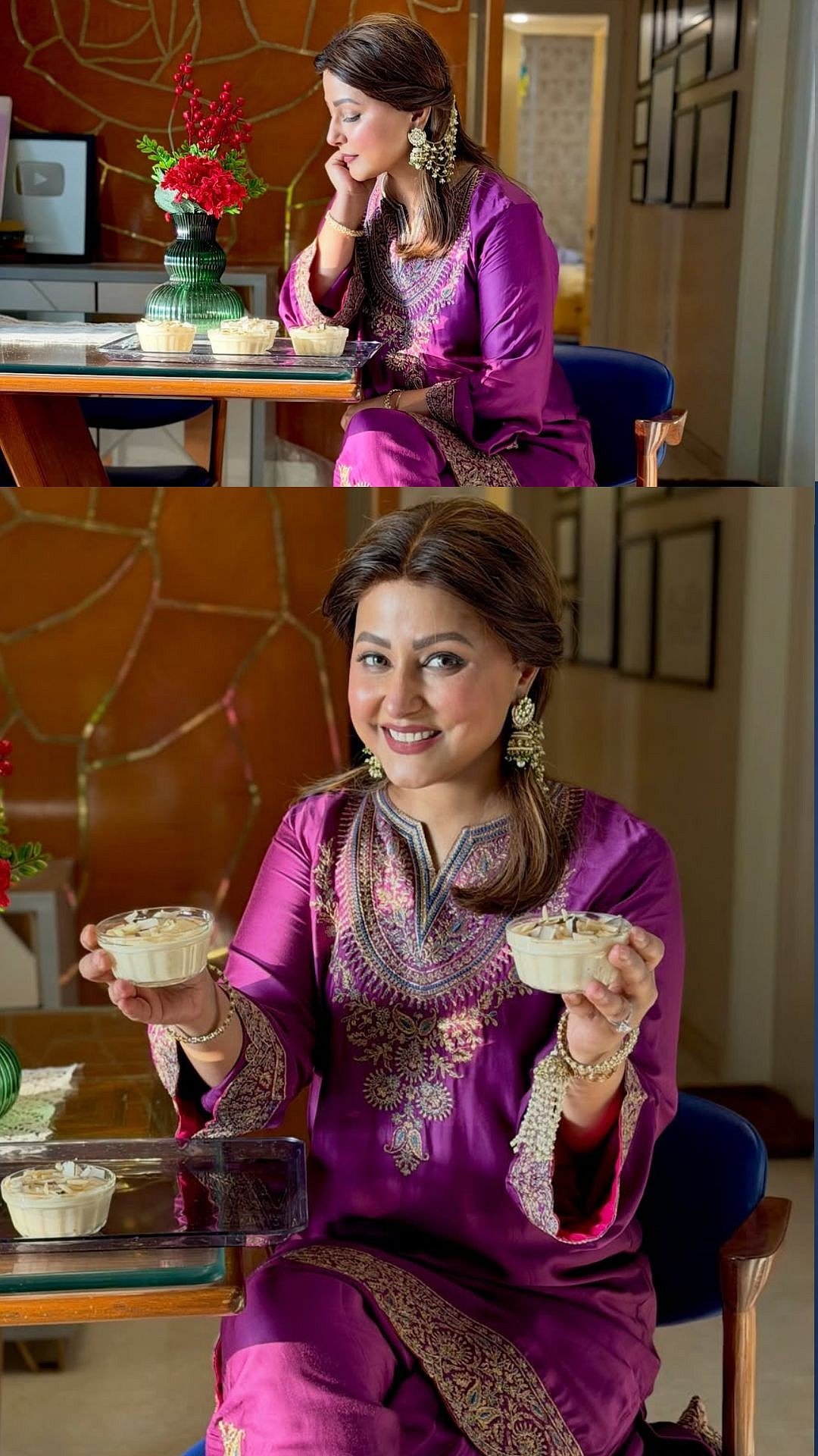 Hina Khan Celebrates Ramadan 2026 With Special Iftar Phirni, Stuns In Beautiful Purple Look