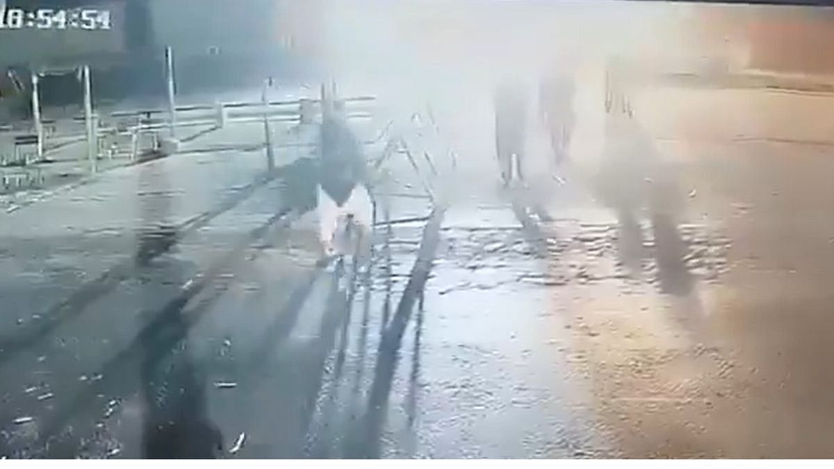 VIDEO Shows Exact Moment Of Suicide Bomber Blowing Himself Up Near Pakistan Checkpost, 2 Cops Killed 