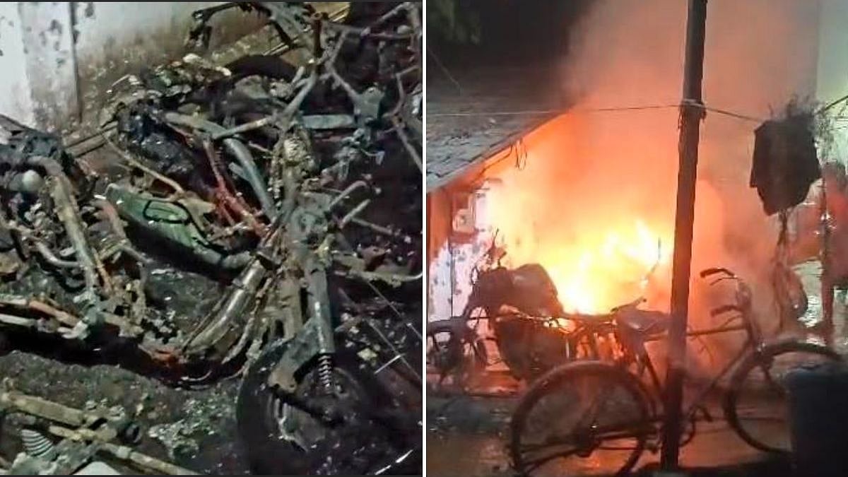 Bhiwandi Arson: Unidentified Miscreant Torches Five Two-Wheelers In Narpoli, Panic Grips Ananta Nagar 