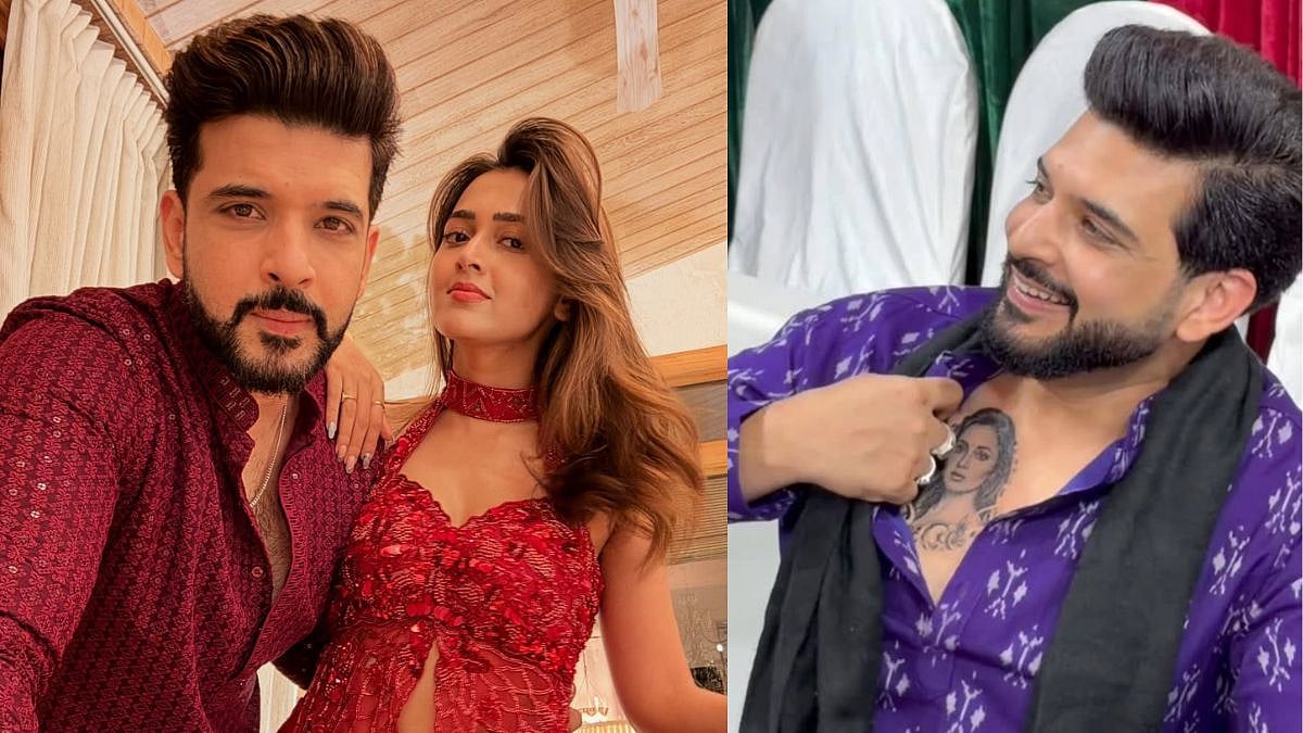 'Men In Love': TejRan Fans Go Wild As Karan Kundrra Gets Tejasswi Prakash's Face Tattooed On His Chest- Watch 