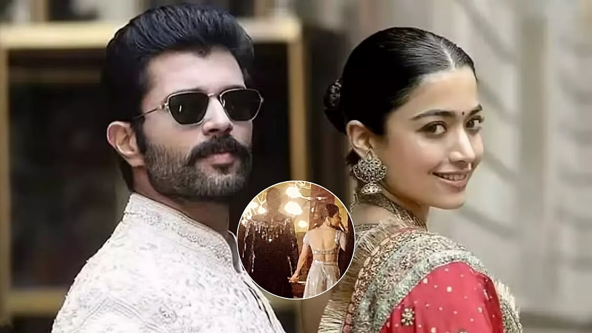 Rashmika Mandanna-Vijay Deverakonda Wedding: Couple Walks Hand-In-Hand In Blingy Outfits At Sangeet Ceremony, PHOTO Goes Viral 