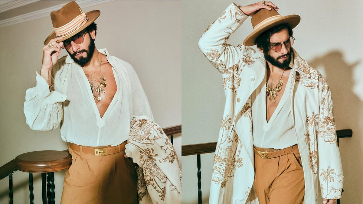 Ranveer Singh Turns Sabyasachi Muse In Boho Ensemble, 18k Gold Jewellery 