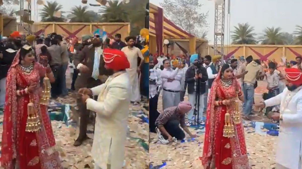 'Paiso Ki Baarish Got Real': Viral Punjab Wedding Video Of Guests Showering Couple With Bundles Of Cash Goes Viral 