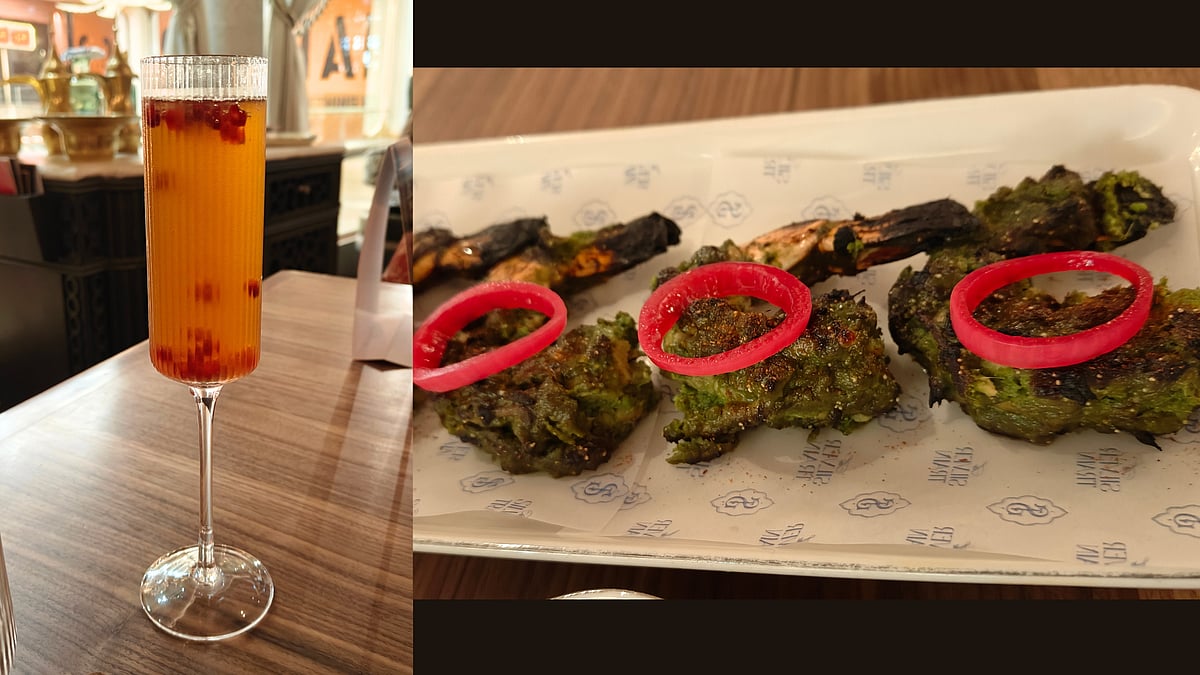 (Left) Pom Shahi and (right) Maratha Hirva Jheenga 