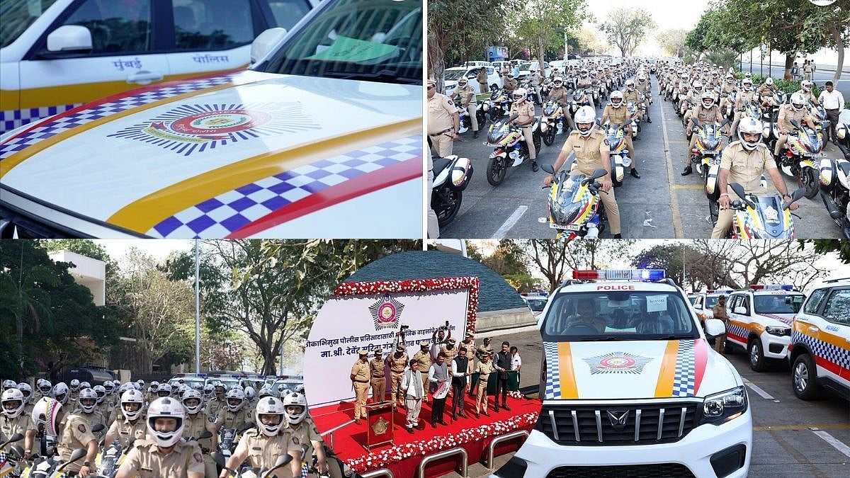 Maharashtra CM Devendra Fadnavis Flags Off Over 1200 Advanced Vehicles For Mumbai Police Force - WATCH 