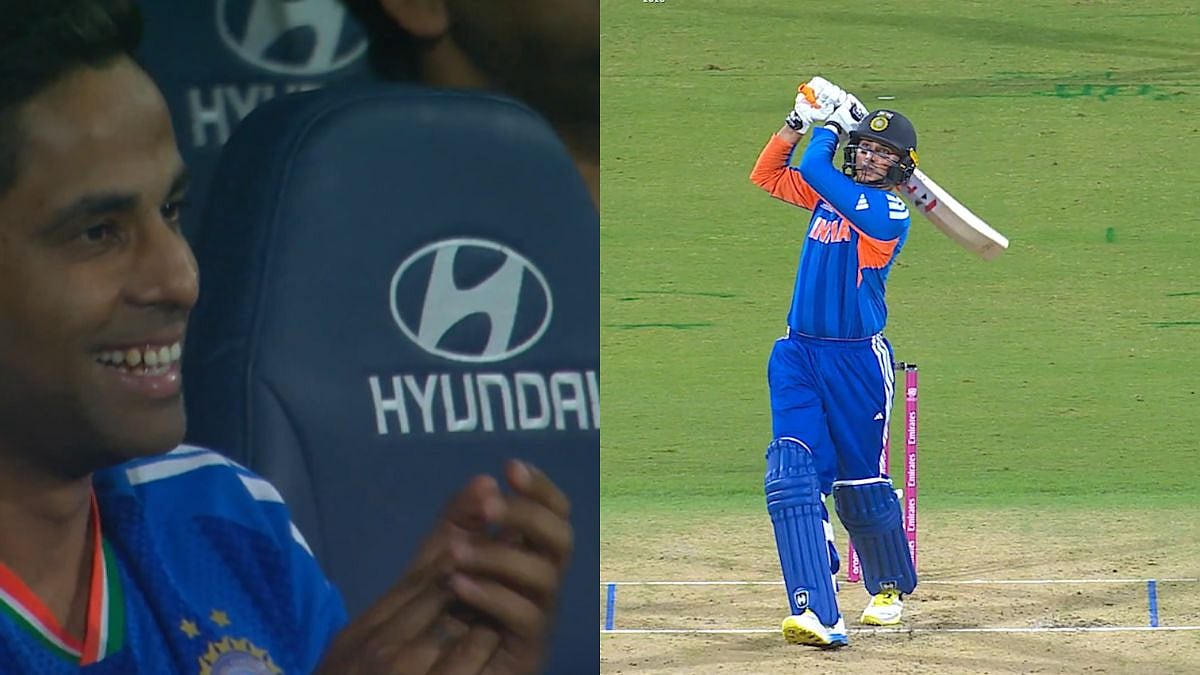 VIDEO: Suryakumar Yadav's Priceless Reaction To Abhishek Sharma's Return To Form In IND VS ZIM T20 WC26 Super 8 Match Goes Viral 