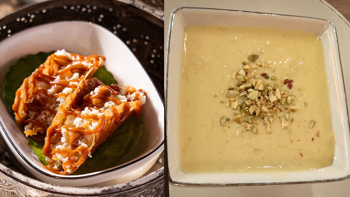 (Left) Curious Kalakand and (right) Bennami Kheer
