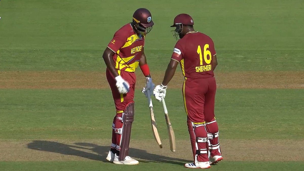 WI VS SA T20 WC26: Jason Holder, Romario Shepherd's Record Partnership Powers West Indies To 176/8 In Ahmedabad 