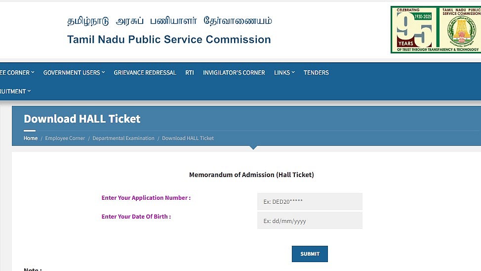 TNPSC Combined Technical Services Admit Card 2026 Out For Interview Posts At tnpsc.gov.in; CBT On March 7 And 8
