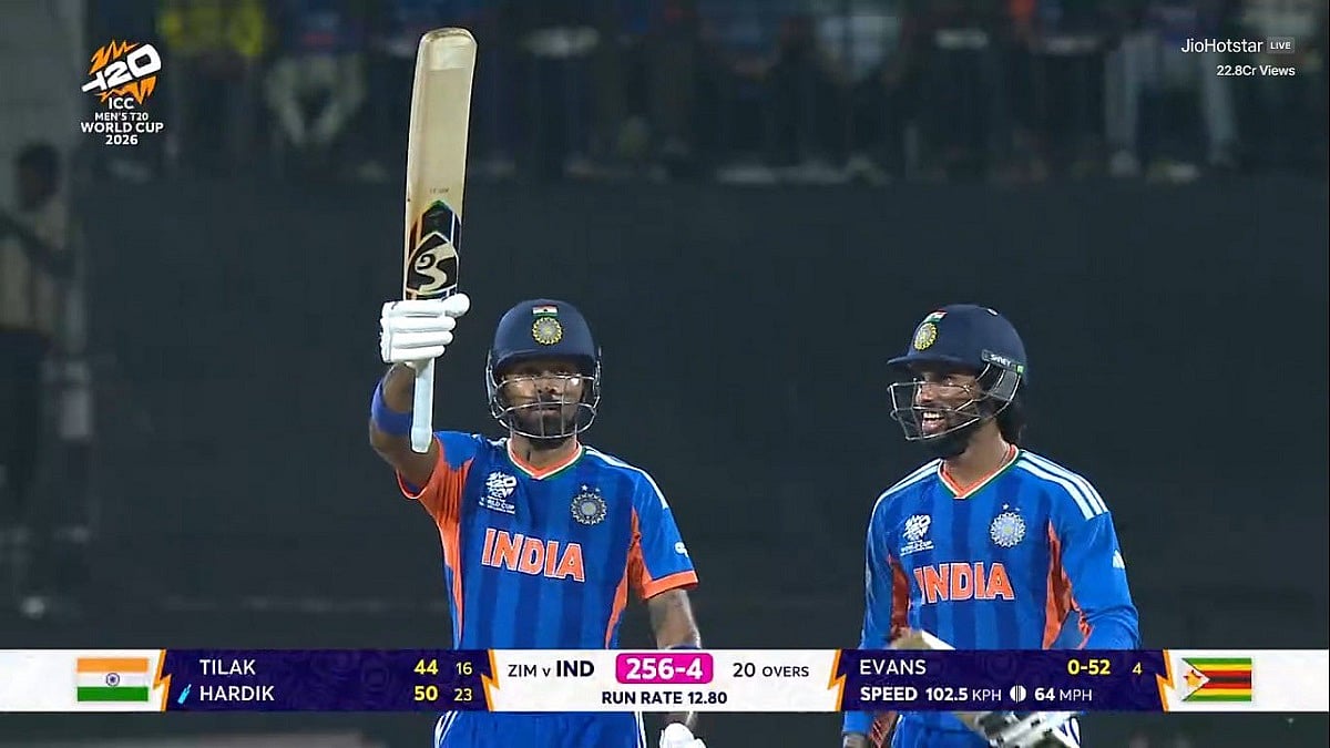 India Post Their Highest-Ever Total In ICC T20 World Cup History As Six Batters Strike At Over 150 Against Zimbabwe 