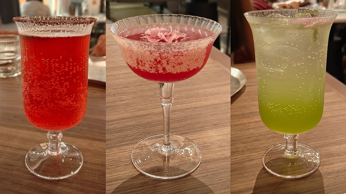 (Left to right) Spice Bazaar Sharbat, Jamun Royale and Chameli Bagh