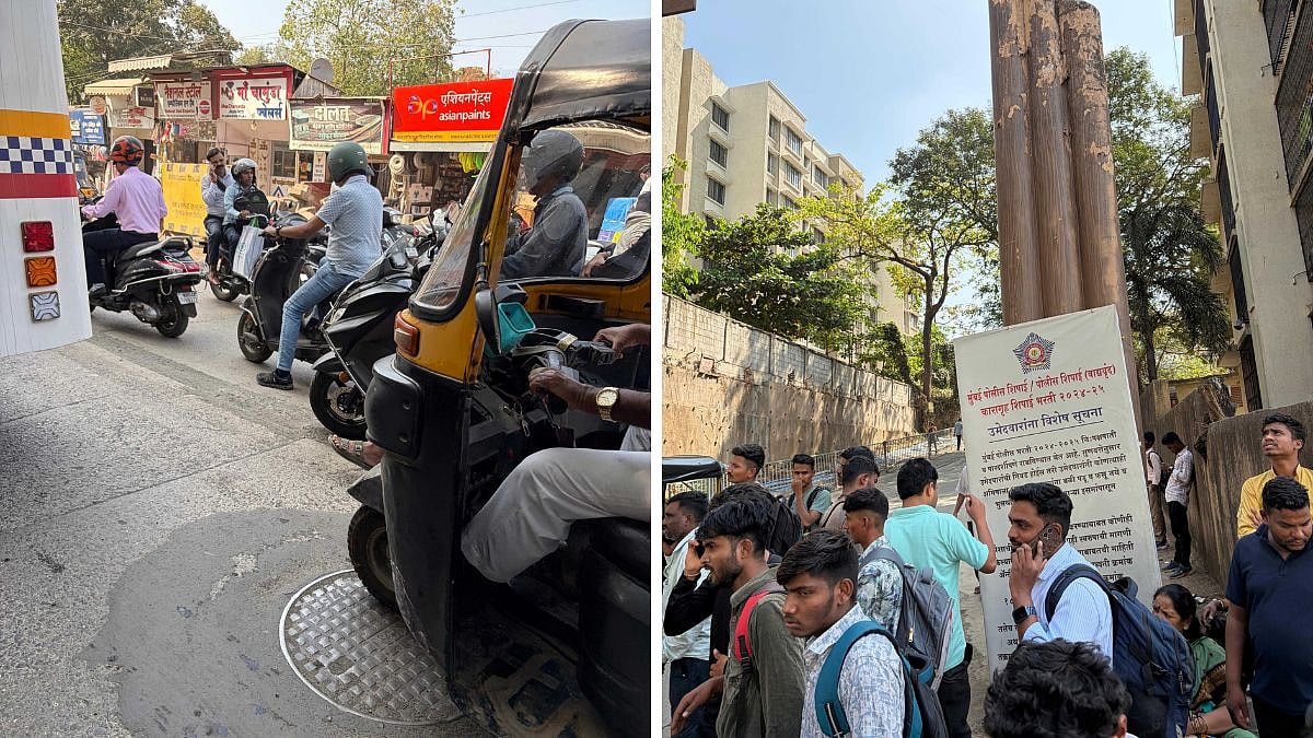 Thousands of aspirants take to streets, resulting in congestion