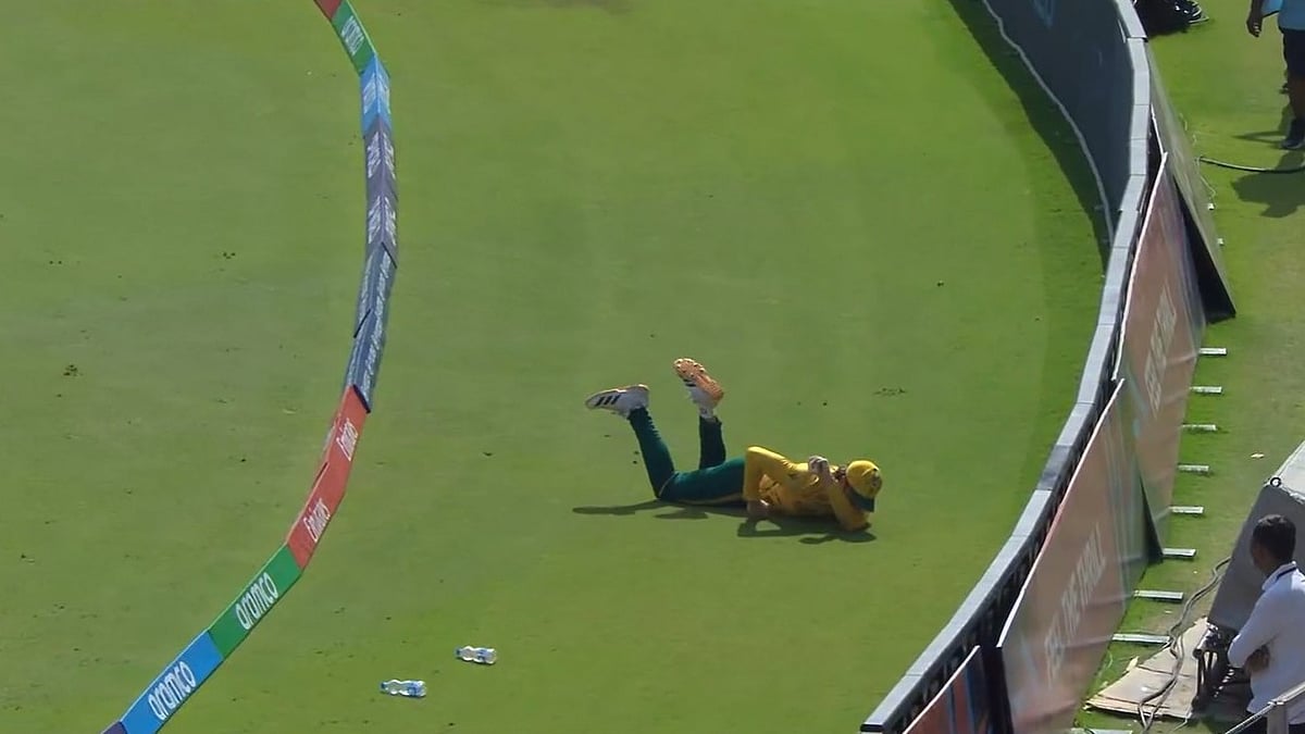 'India Hoti Toh Pakad Leta': Netizens Slam Dewald Brevis After Catch Goes For SIX In WI VS SA T20 WC26 Match | VIDEO 