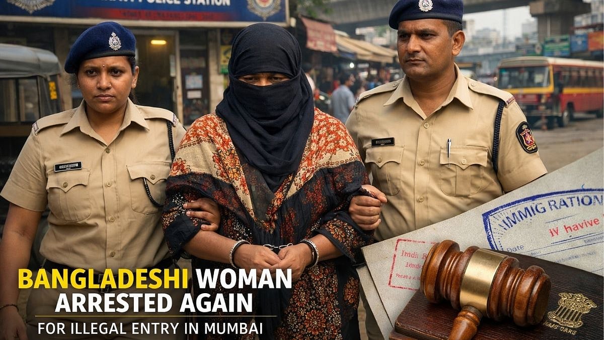 Mumbai Crime: 41-Year-Old Bangladeshi Woman Previously Deported Arrested Again For Illegal Entry And Stay In Dharavi 