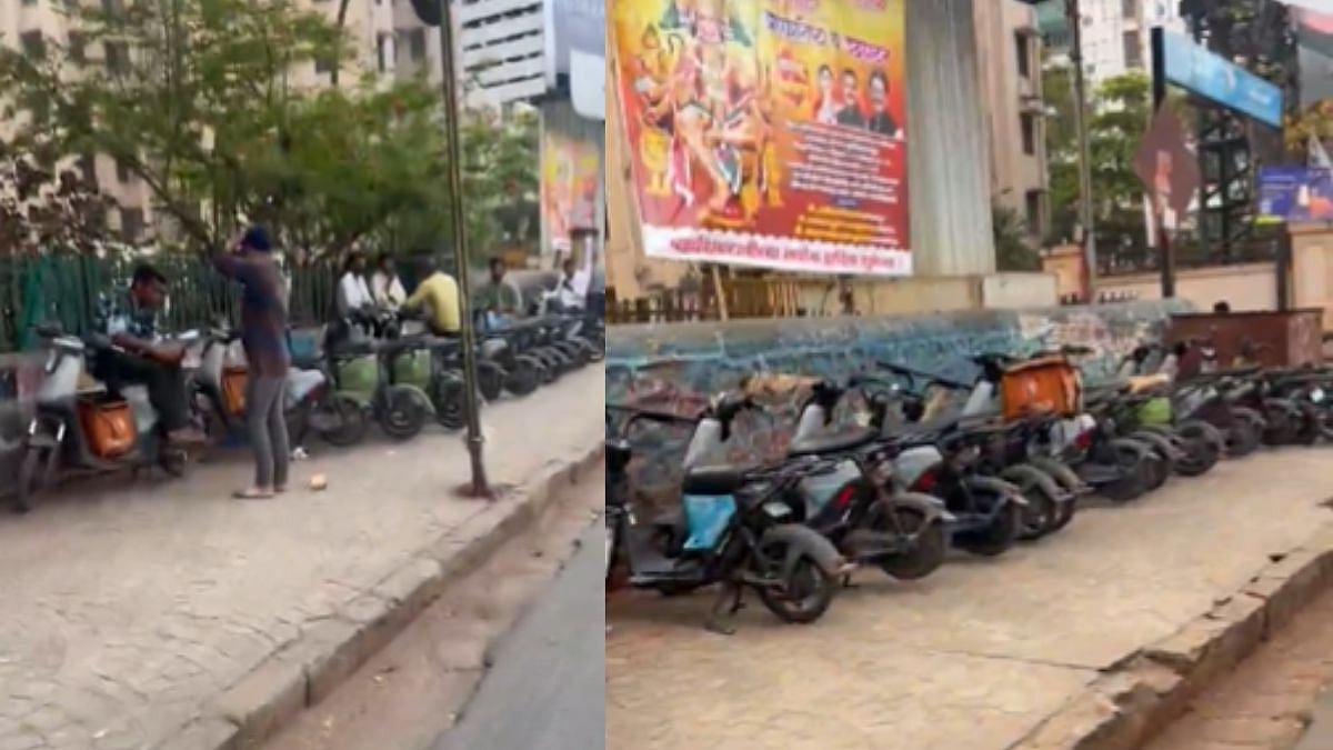 'Riders Often Stare At Girls': Netizens Flag Women Safety Concerns In Mumbai's Mazgaon Due To Illegally Parked Delivery E-Scooters On Footpaths 