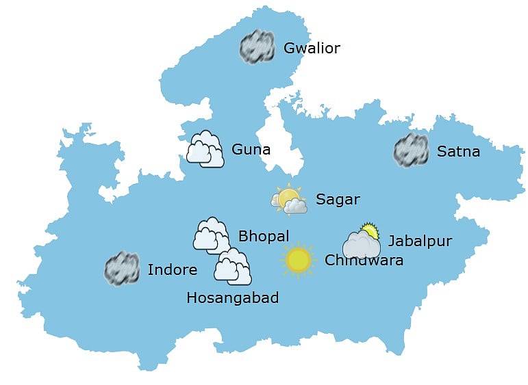 Weather in Madhya Pradesh at 10:30 am 