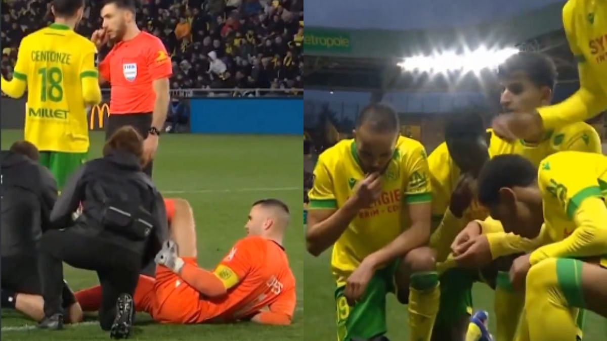 VIDEO: Nantes Goalkeeper Anthony Lopes 'Fakes' Injury, Allows Teammates To Break Ramadan Fast 