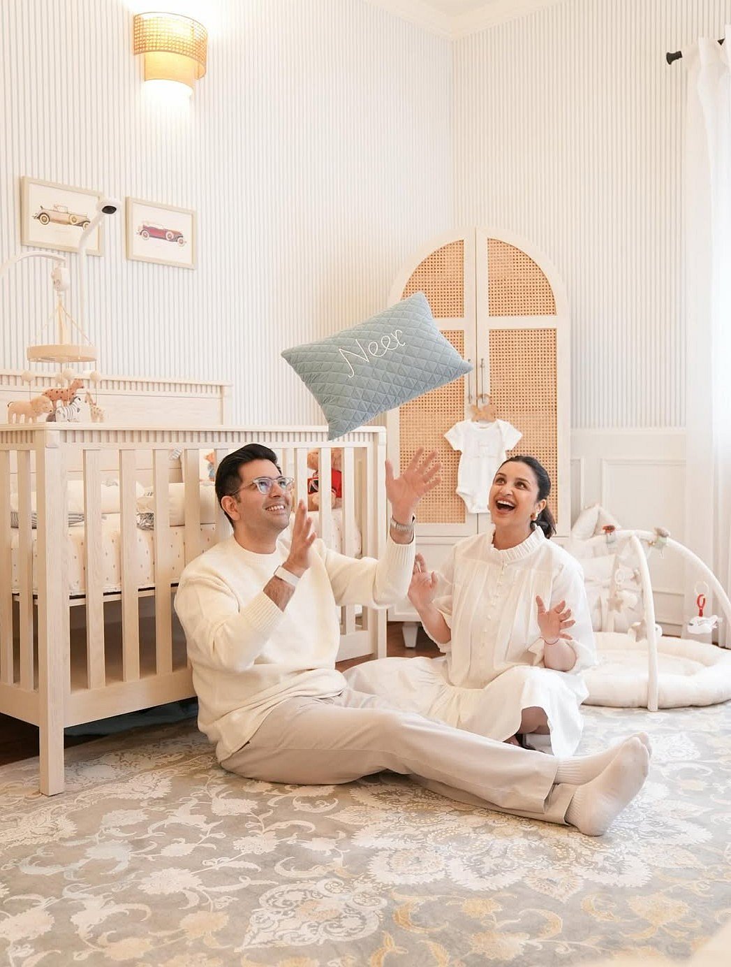 Step Inside Parineeti Chopra-Raghav Chadha's Son Neer's Room: 'Little Sanctuary' With Calm Bhajans & Neutral Aesthetic 