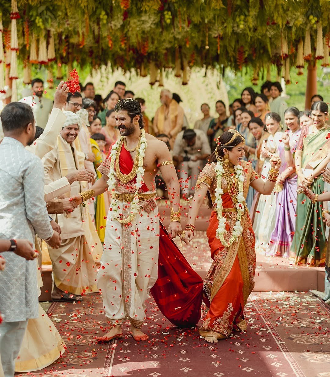Rashmika Mandanna-Vijay Deverakonda Marriage: Details Inside Their 'Ram-Sita' Inspired South Indian Wedding Looks