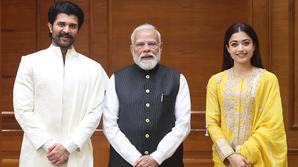 Rashmika Mandanna-Vijay Deverakonda Invite Prime Minister Narendra Modi To Their Wedding Reception - View Pics 