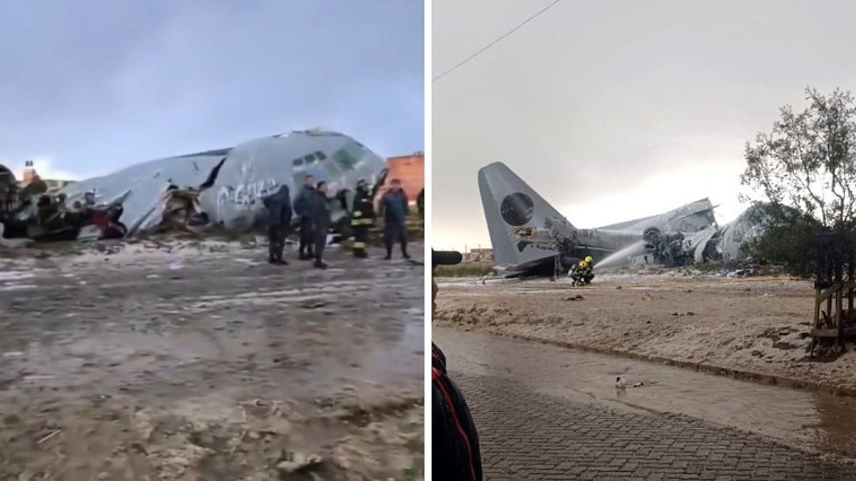 15 Dead After Bolivian Air Force Plane Carrying Banknotes Crashes In El Alto, Civilians Seen Picking Currency From Crash Site; Video Viral 