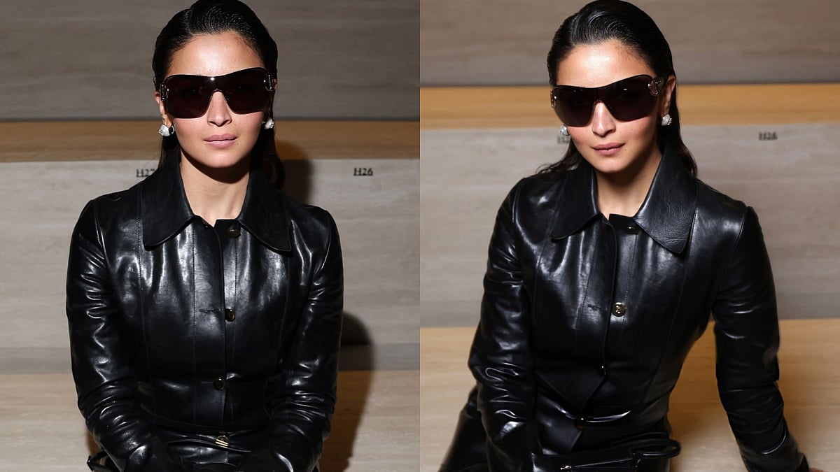 Alia Bhatt Makes Giant Mask Sunglasses The Main Hero Of Her Black Gucci Look At Milan Fashion Week 