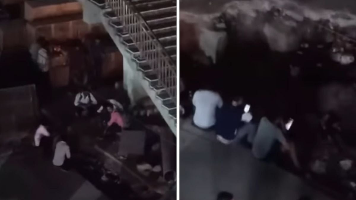 Thane: Viral Video Shows ‘Open Bar’ on Kasarvadavli Road; Sparks Safety Concerns Among Residence 