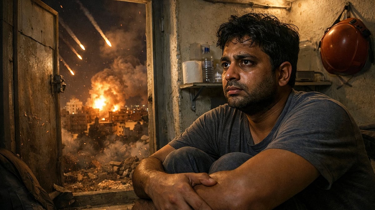 Lucknow Man Trapped In Israel Describes Horror From Bunker As Missiles Fall: 'We Hear Explosions All Around Us' 