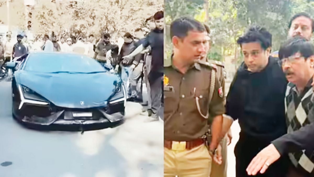 Kanpur Lamborghini Crash: Luxury Car Released After Owner Pays ₹8.30 Crore Bond, Six Were Injured In February 8 Accident 