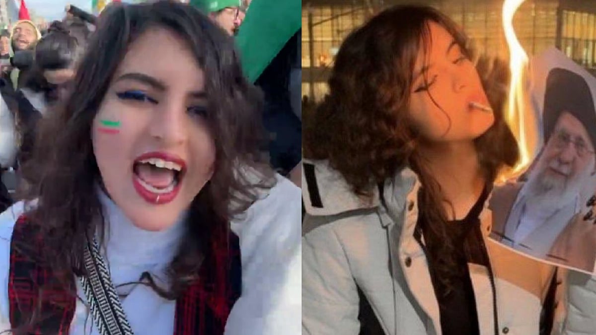 Viral Iranian Woman Who Burned Khamenei’s Photo Celebrates His Death After US-Israel Strike On Iran - Video 