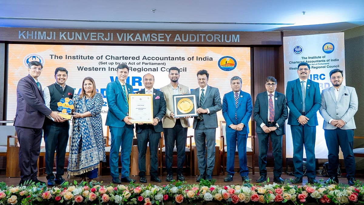 Jalgaon CA Branch Bags ‘Best Branch’ Award At Western India Regional Level