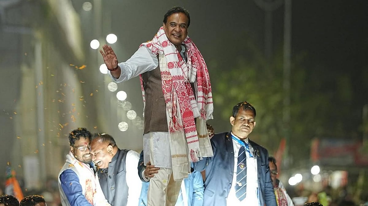 Assam CM Himanta Biswa Sarma's Jan Ashirwad Yatra Draws Massive Crowds On Day Two, Reiterates Pledge To Reclaim Encroached Land 