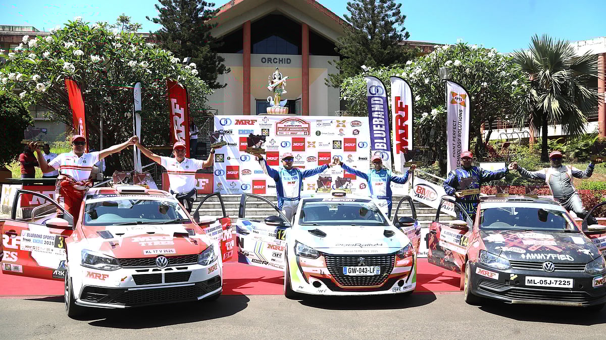 Left: Karna Kadur, (left), and Musa Sherif. Centre: Gagan Karumbaiah and Dean Mascarenhas, (right) and Right: Phillipos Matthai and Harish KN, (right)