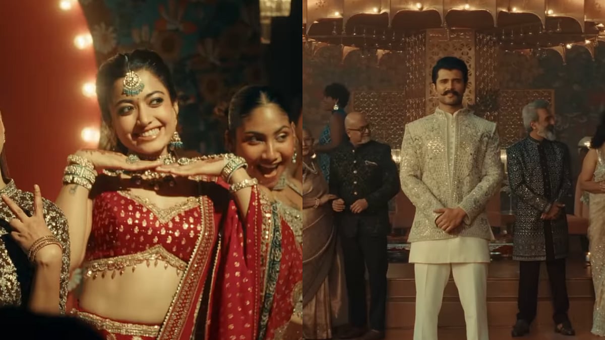 'Made For Each Other-Love Story': Rashmika Mandanna Turns Bride Again For Vijay Deverakonda In ₹50,000 Bridal Lehenga 