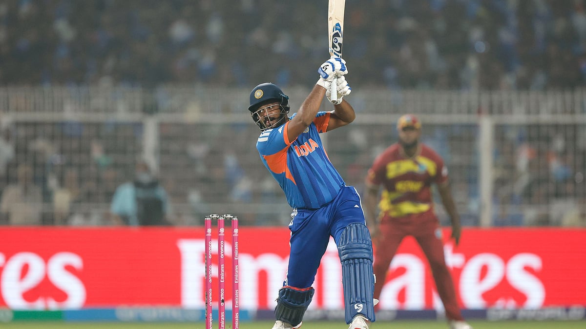 IND VS WI T20 WC26: Sanju Samson Comes Clutch At Eden Gardens, Slams 26-Ball Half-Century In Must-Win Clash 