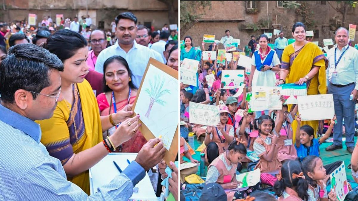 Mumbai's Young Artists Paint City Dreams At 51 Venues In Mayor's Balasaheb Thackeray Tribute Event 