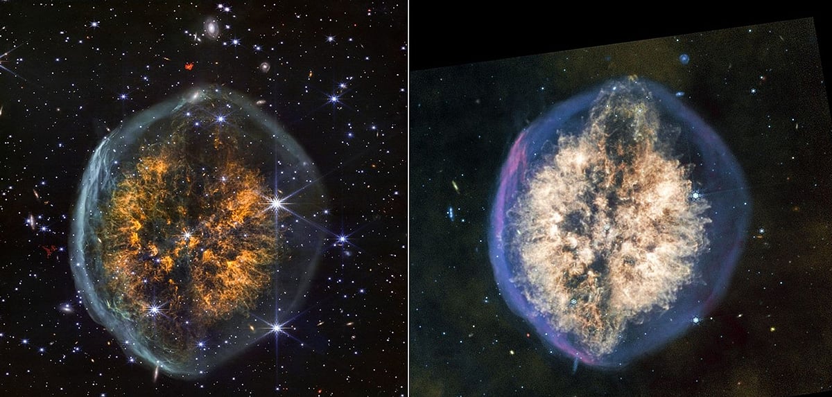 NASA’s James Webb Telescope Captures Stunning ‘Cosmic Brain’ Nebula Around A Dying Star 