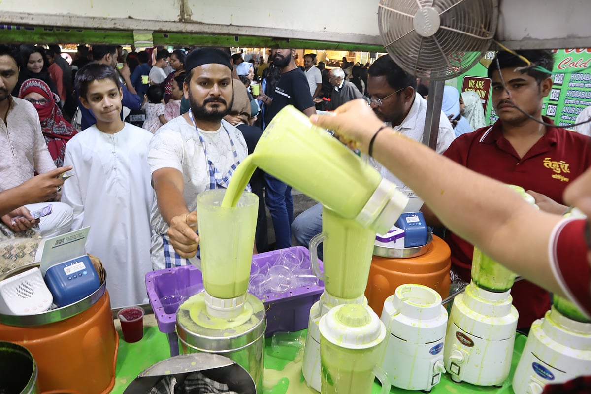 Sweet dishes are also popular at Iftar stalls
