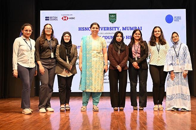 Master Facilitators and student researchers at the Climate Skills project showcase, supported by the British Council and HSBC