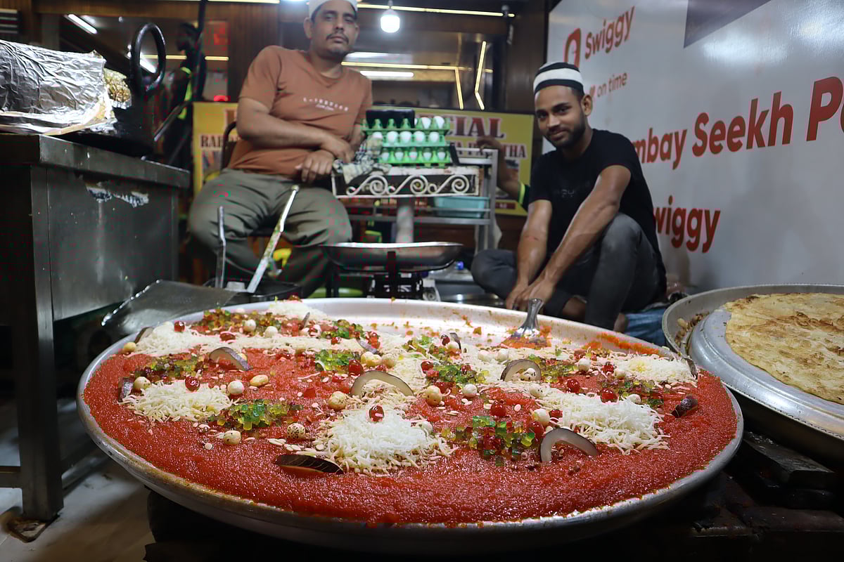 Many food stalls come up across the city during this time