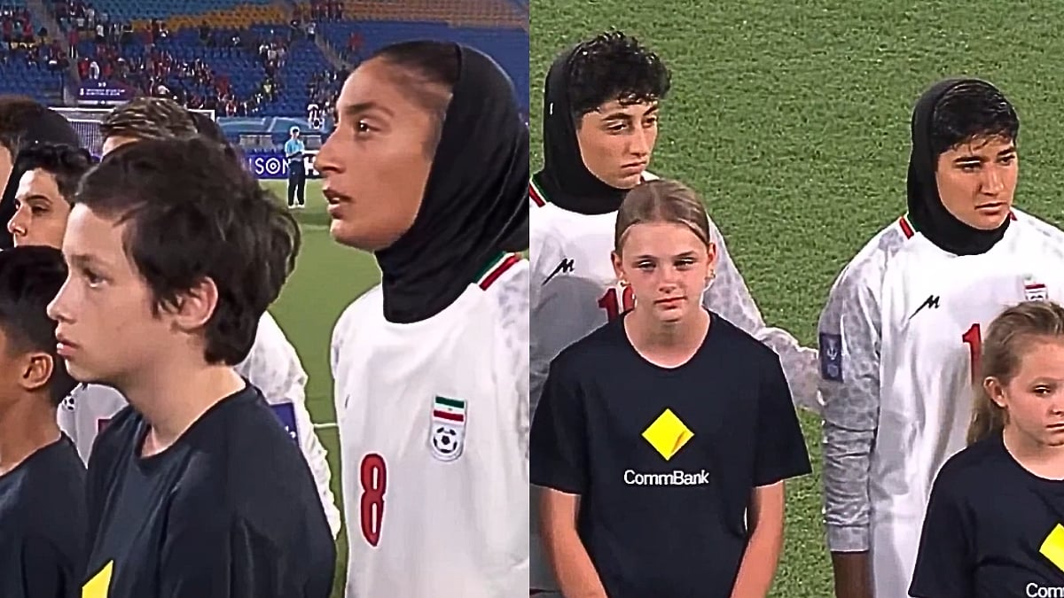 Iran Women's Football Team Stand Silent During National Anthem At Asian Cup 2026 Amid Political Turmoil; Video 