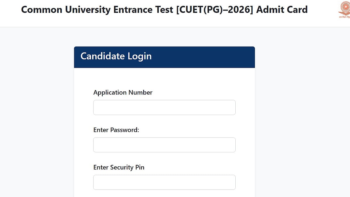 CUET PG Admit Card 2026 Released; Direct Link Here To Download Hall Ticket 