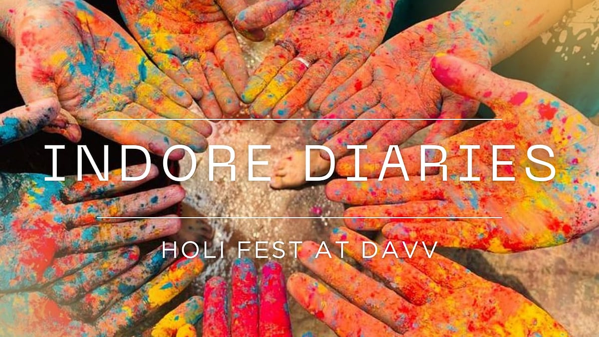 Indore Holi Special: DAVV Students Paint The Campus In Vibrance & Fun