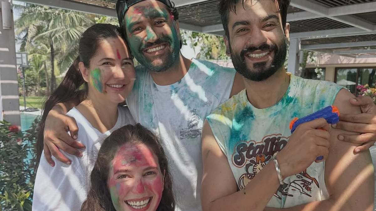 'Happiest Happy...': New Parents Katrina Kaif & Vicky Kaushal Celebrate FIRST Holi After Welcoming Son Vihaan, Twin In White- PHOTO 