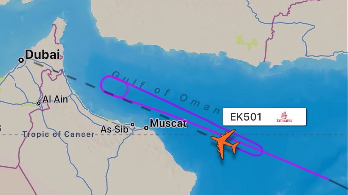 Mumbai To Dubai Emirates Flight Makes Rare Mid Air Turn After UAE Missile Alert 