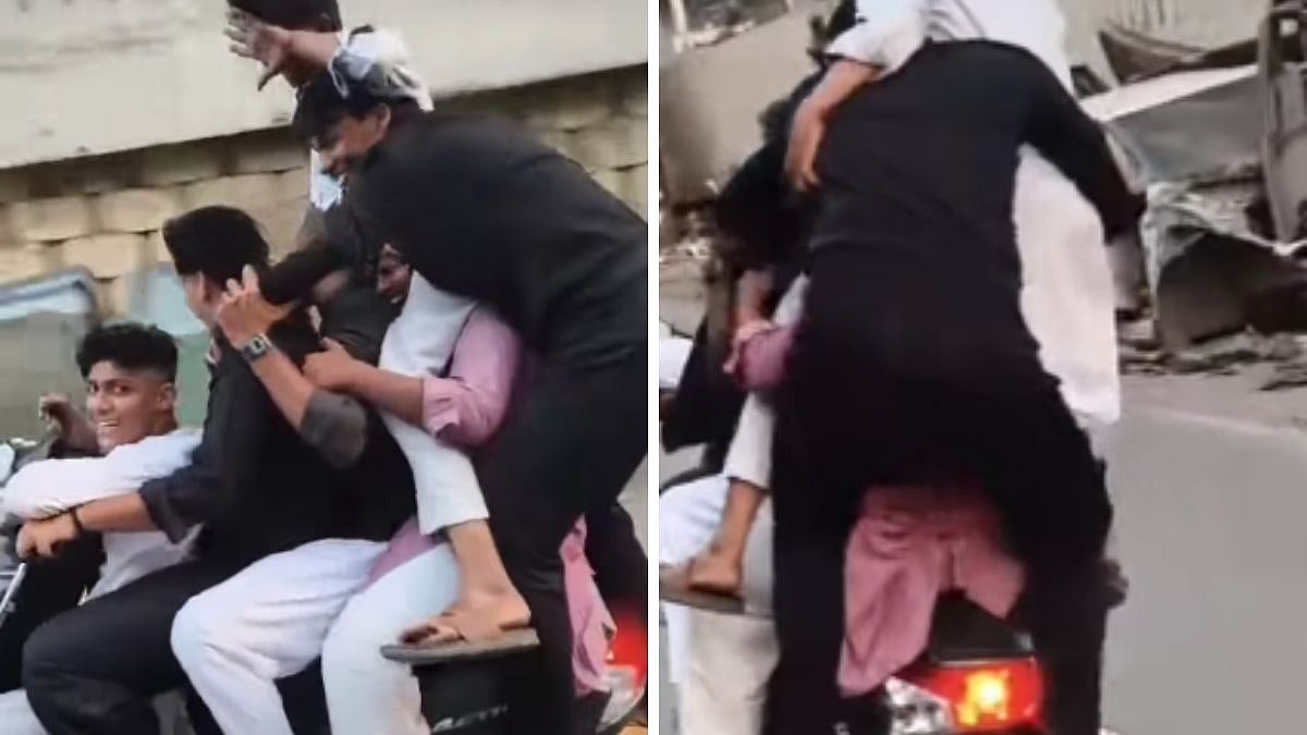Mumbai: Shocking Footage Shows Six Minor Boys  Riding On Single Scooter Near Kurla; Viral Video Sparks Road Safety Concerns 