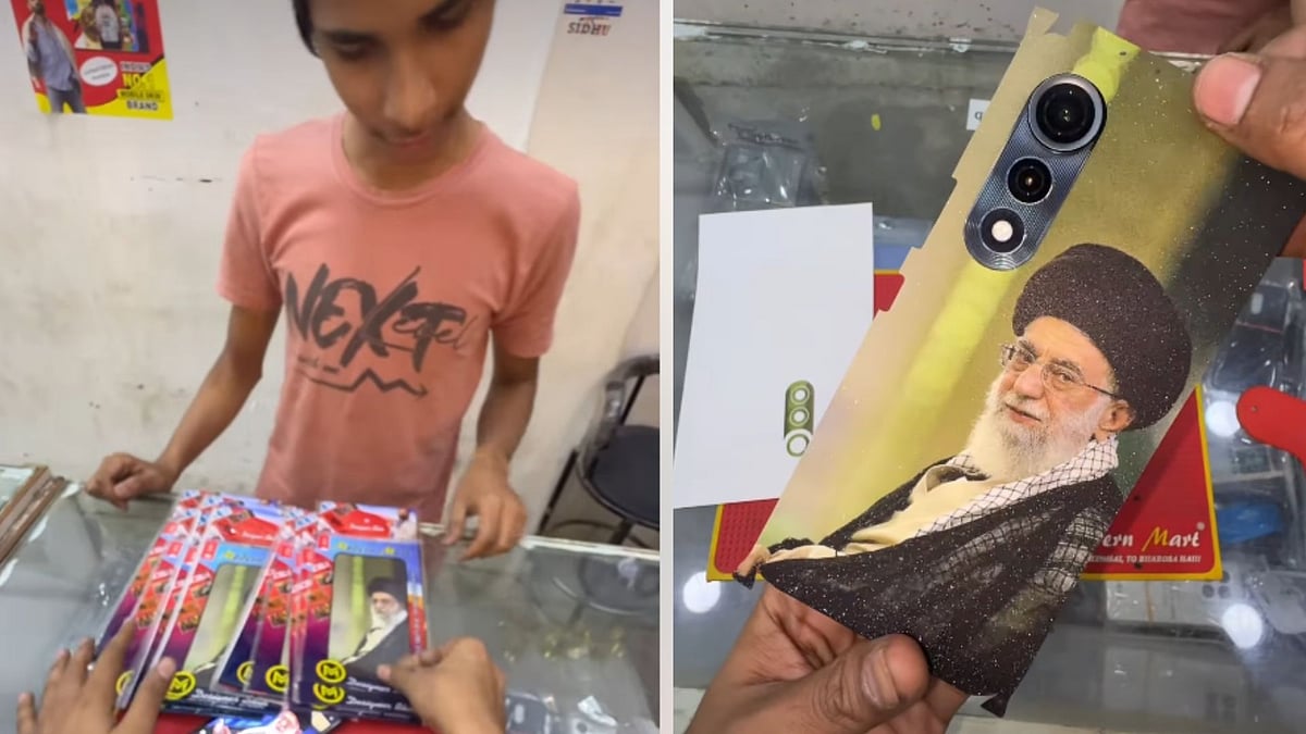 Video: Khamenei's Photo On Phone Cover Sells At Delhi Store; Clip Goes Viral Amid Israel-Iran War 
