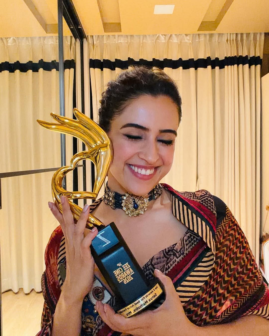 Sanya Malhotra's ₹120,500 Multi-Colour Lehenga Is Perfect For This Wedding Season